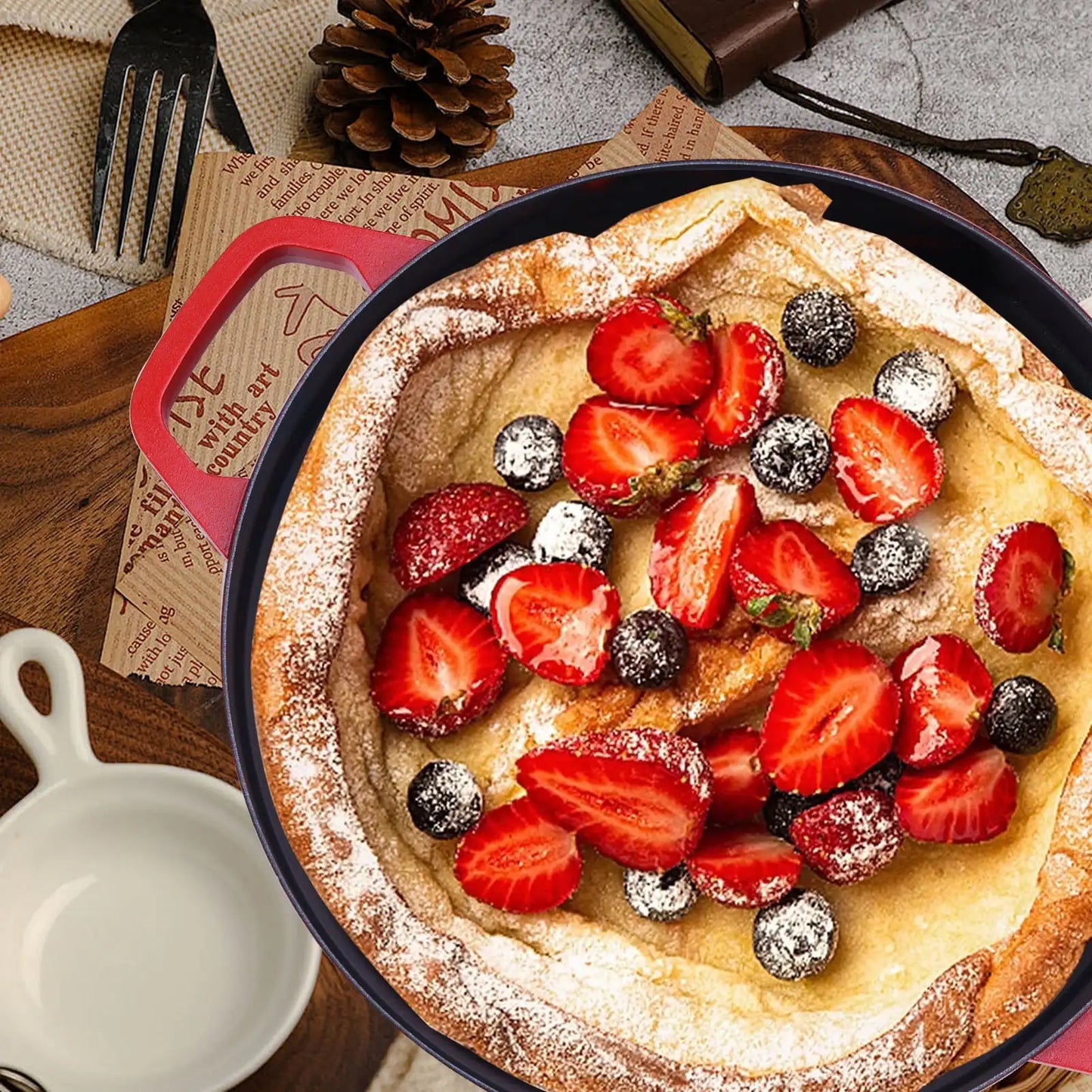 6.5 QT Cast Iron Dutch Oven with Lid