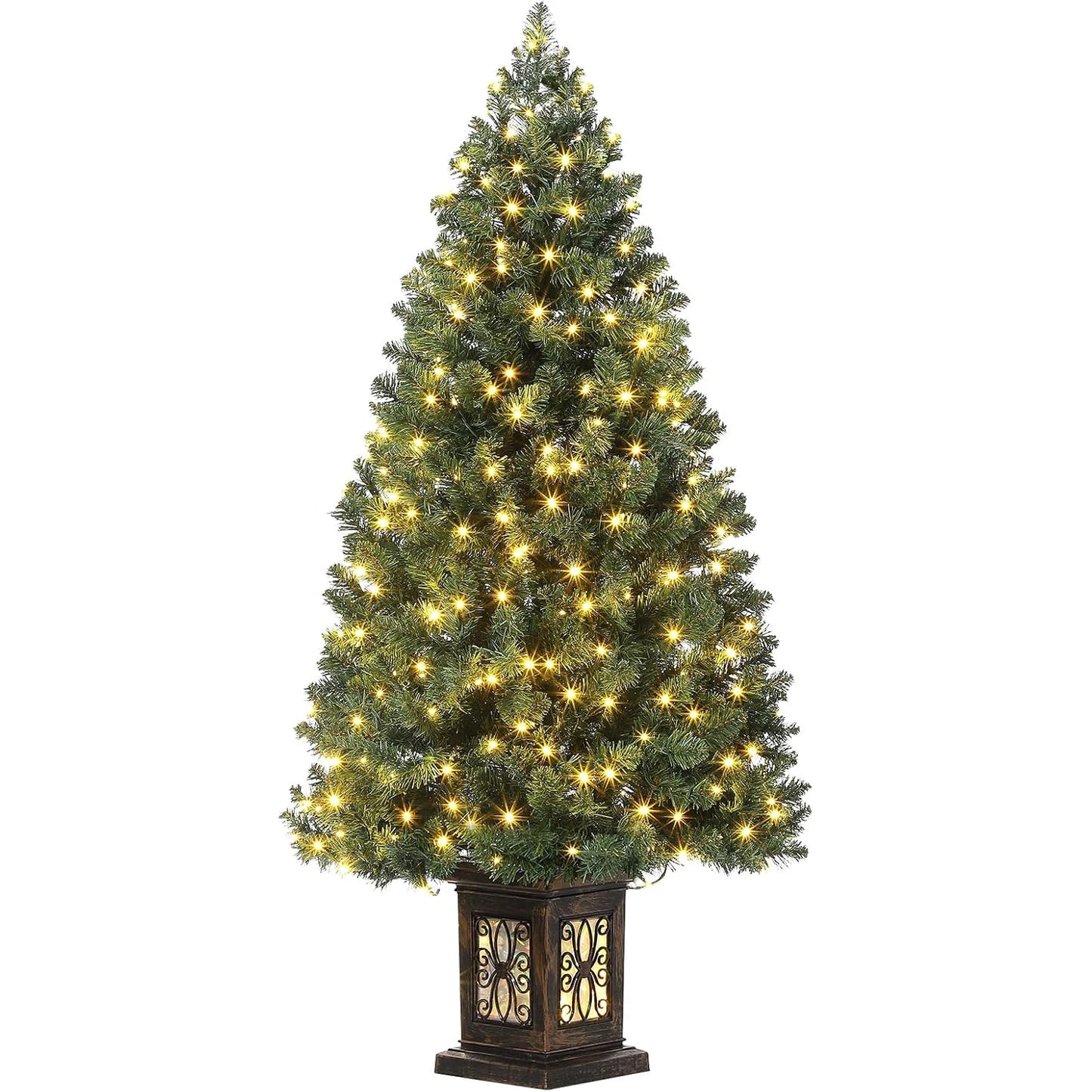 4.5ft Pre-Lit Christmas Tree