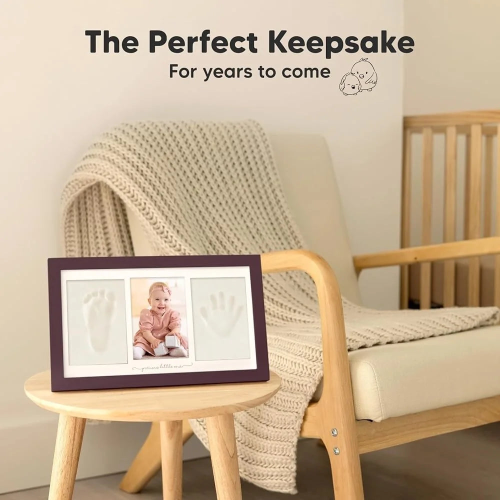 Personalized Baby Hand and Footprint Keepsake Photo Frame Kit