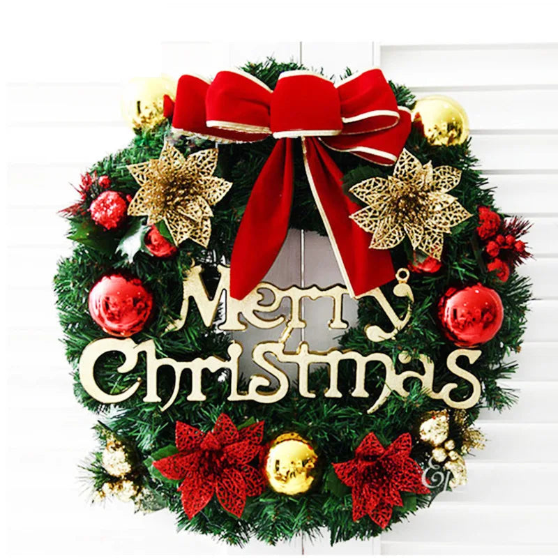 12 Inch Festive Window Christmas Wreath
