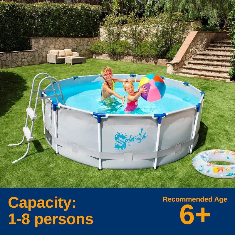12’ Round Above Ground Pool w/Ladder