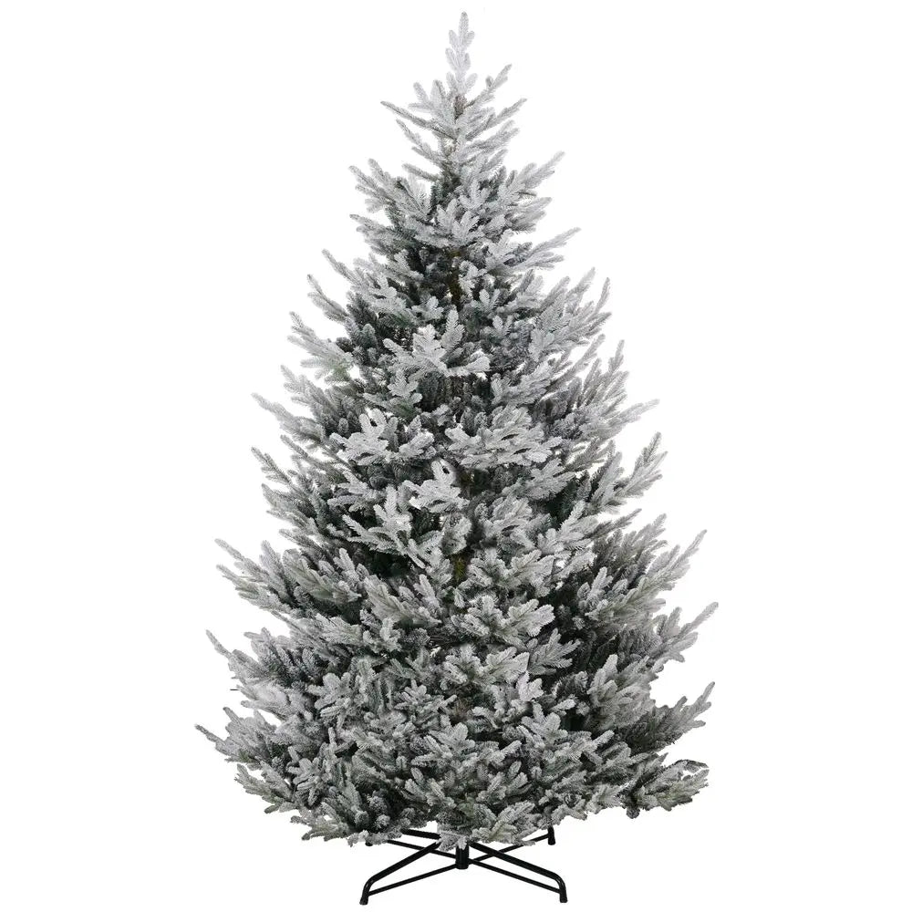 9 FT Flocked Christmas Tree Auto Open
