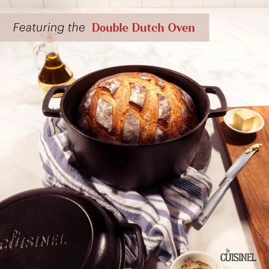 18-Piece Pre-Seasoned Cast Iron Cookware Set