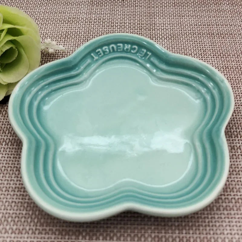 French Blossom Ceramic Dessert Plates