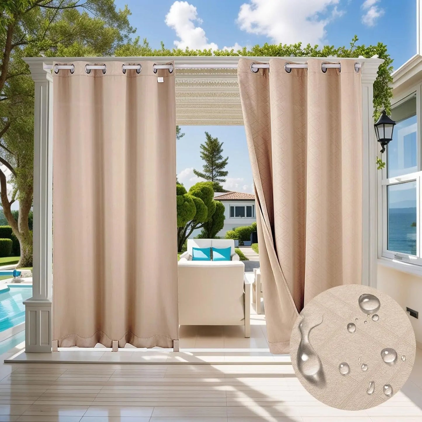 Outdoor Waterproof Curtains for Patios