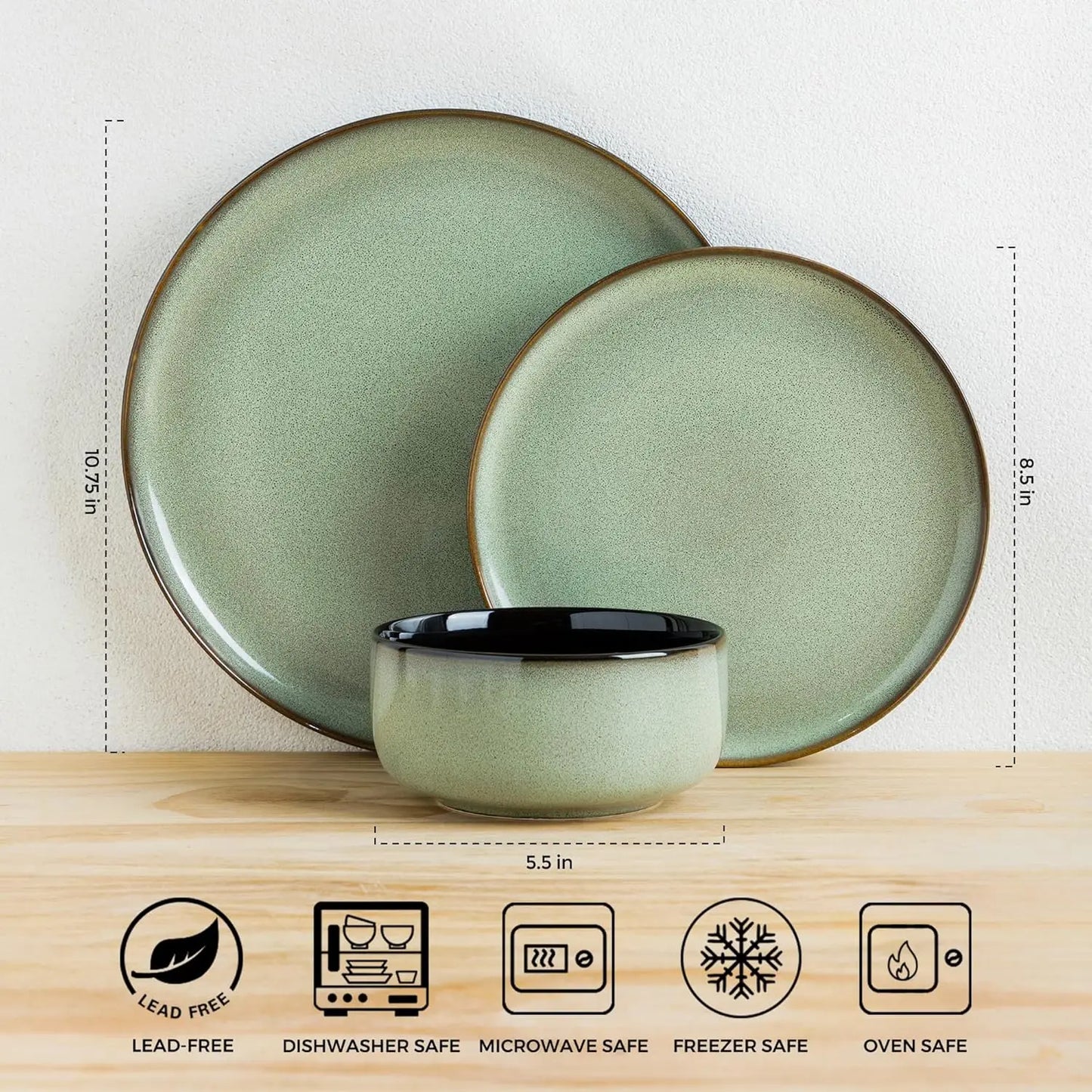 Stylish Ceramic Dinnerware Sets for 4