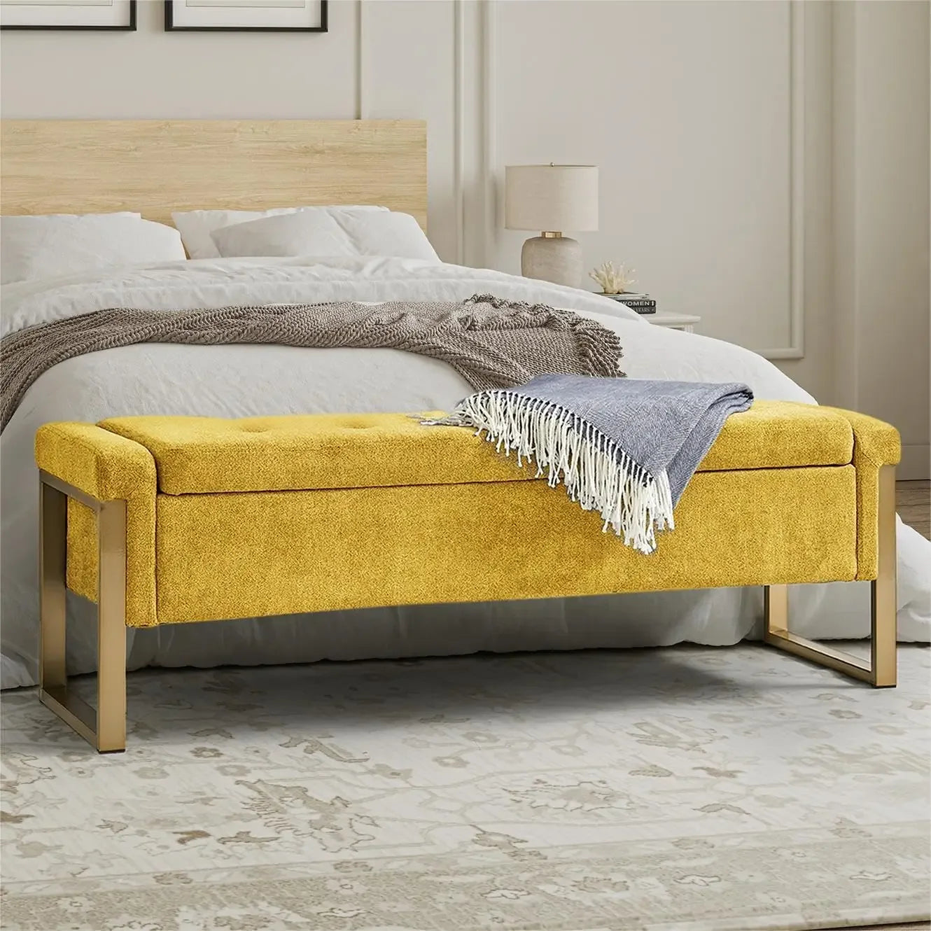 Modern Bench with storage
