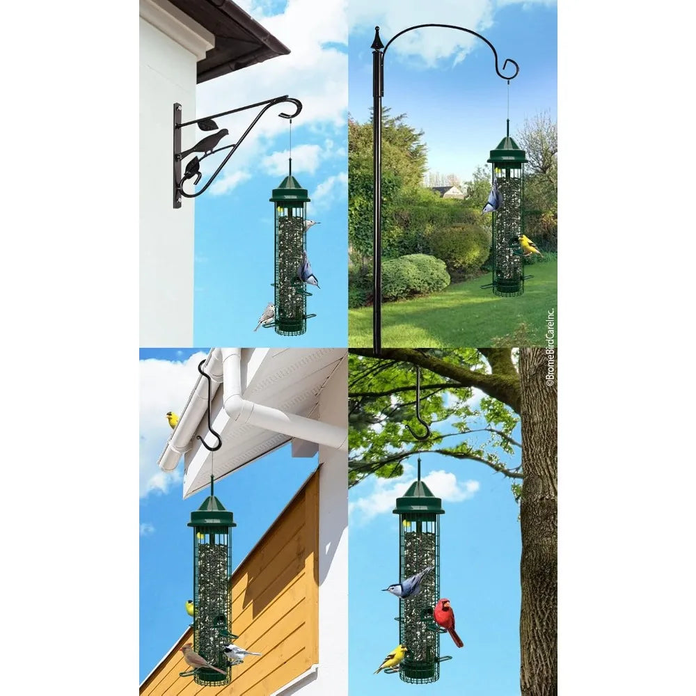 Classic Squirrel-proof Bird Feeder w/4 Feeding Ports