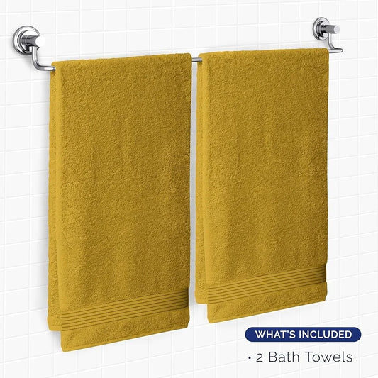 2PC Premium Turkish Cotton Bath Towels