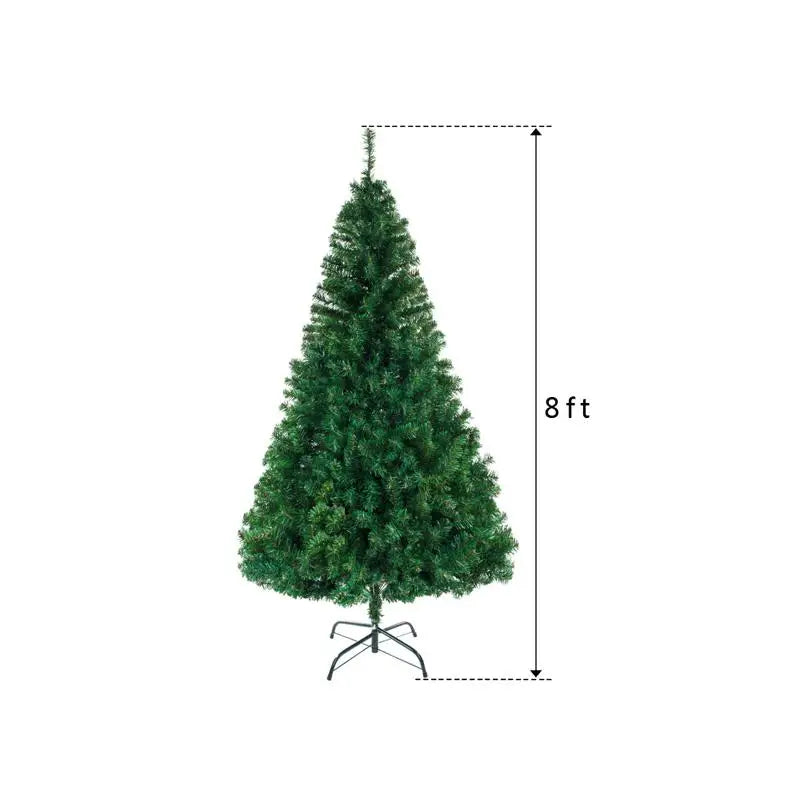 8FT Christmas Tree, Lush & Realistic Design