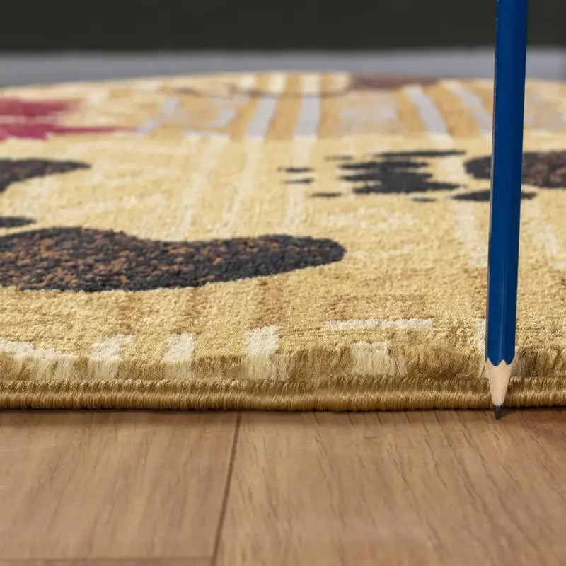 Nature Inspired Lodge Area Rug
