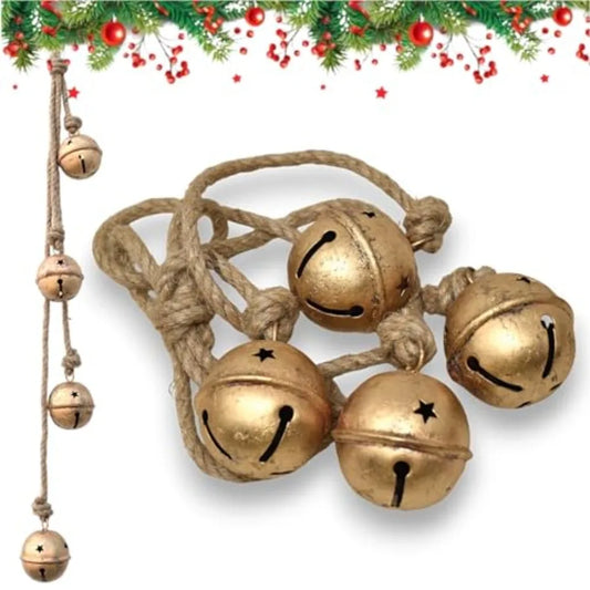 Vintage style Hanging Christmas Sleigh Bells