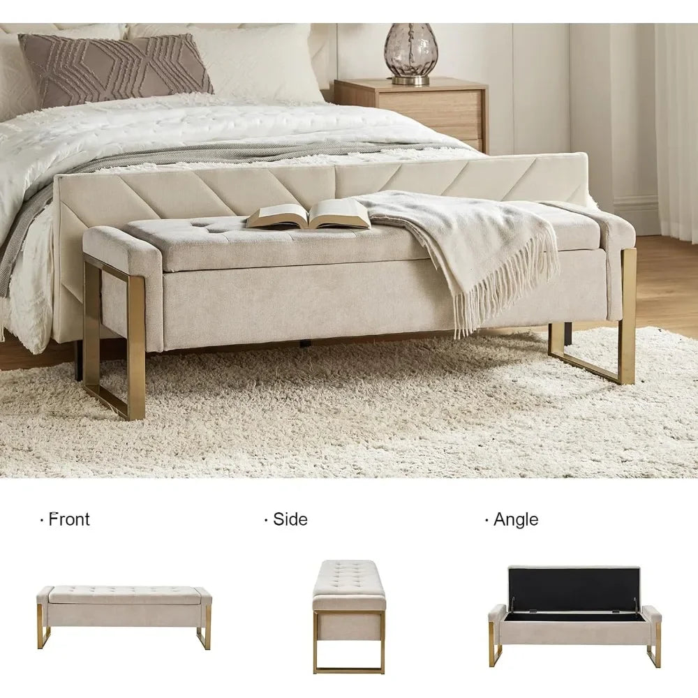 Modern Bench with storage