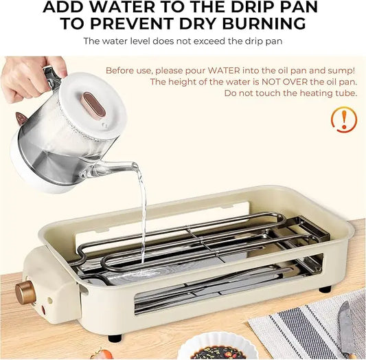 Electric Smoke-free Indoor Barbecue Grill