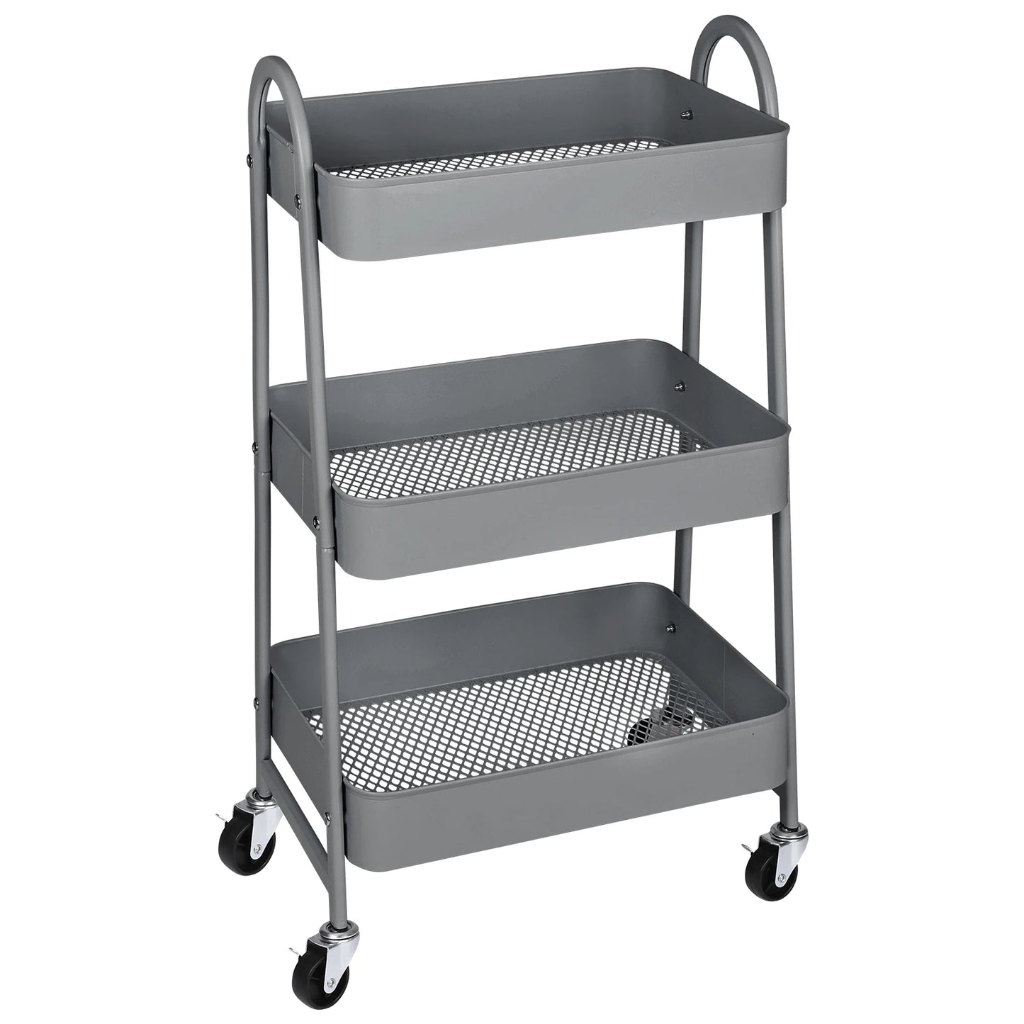 3 Tier Metal Kitchen Storage Cart