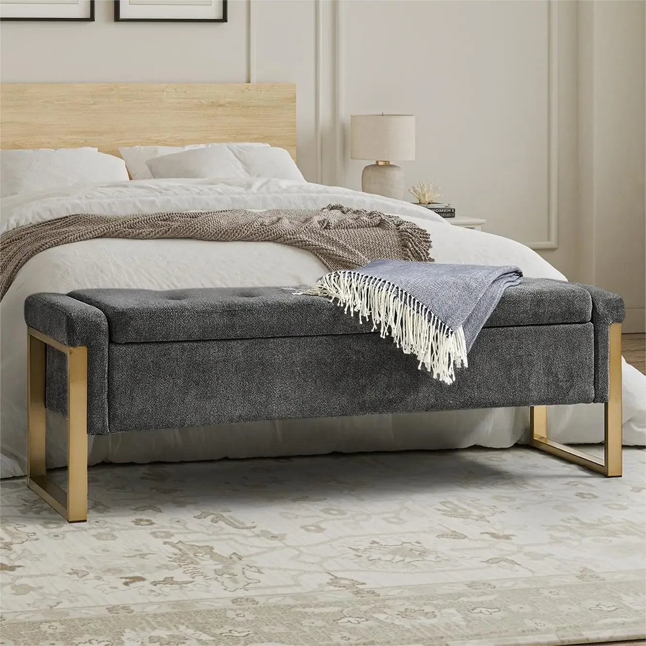 Modern Bench with storage