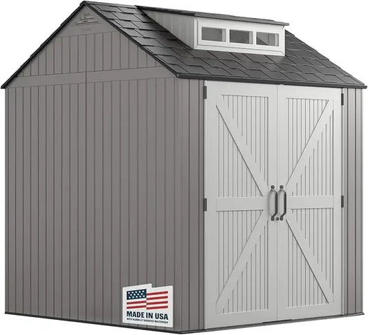 Weatherproof Gray Rubbermaid Storage Shed