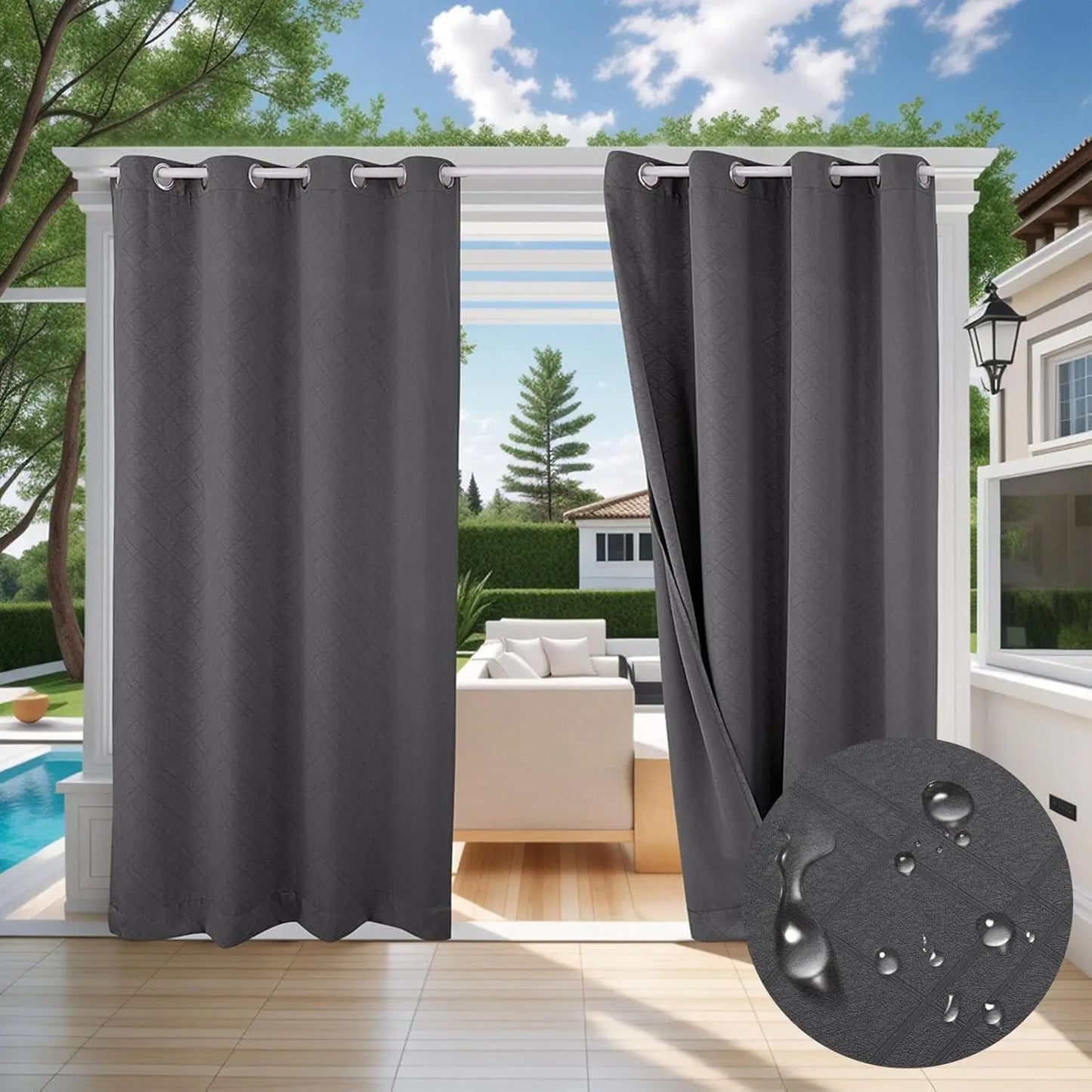 Outdoor Waterproof Curtains for Patios