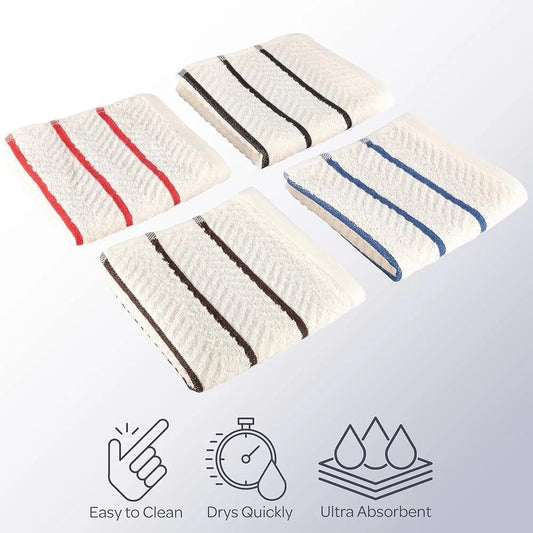 16-Pack Soft Absorbent Cotton Dish Cloths