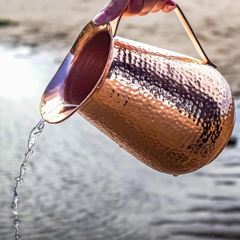 68 Oz Copper Pitcher with Lid