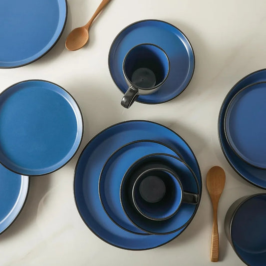 32-Piece Modern Stoneware Dinnerware Set