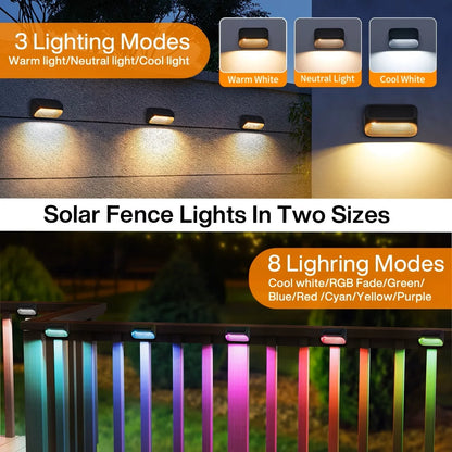 Waterproof Solar Fence Lights