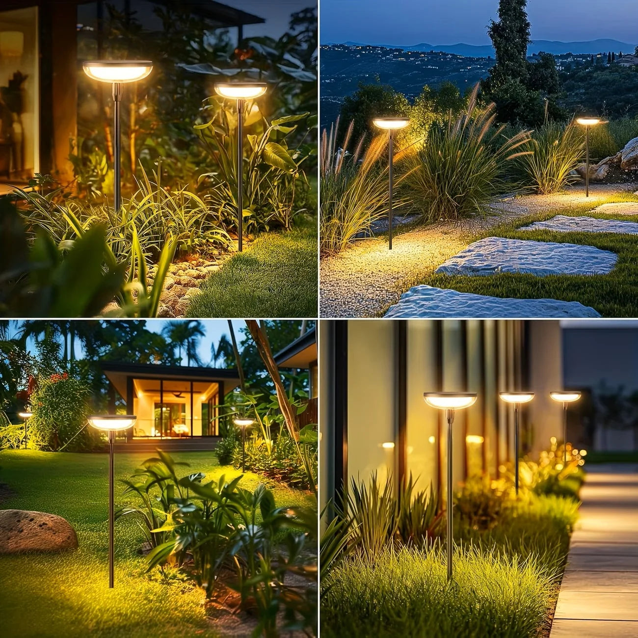Waterproof Solar Powered Pathway Lights