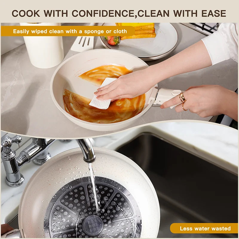 21 Piece Non-Stick Cookware Set, Astercook Ceramic