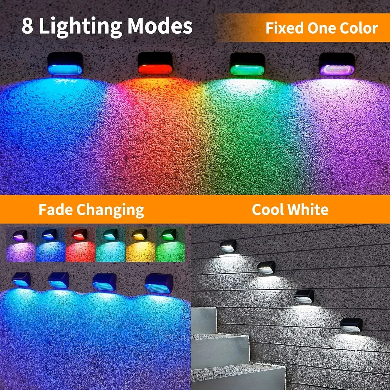 Waterproof Solar Fence Lights