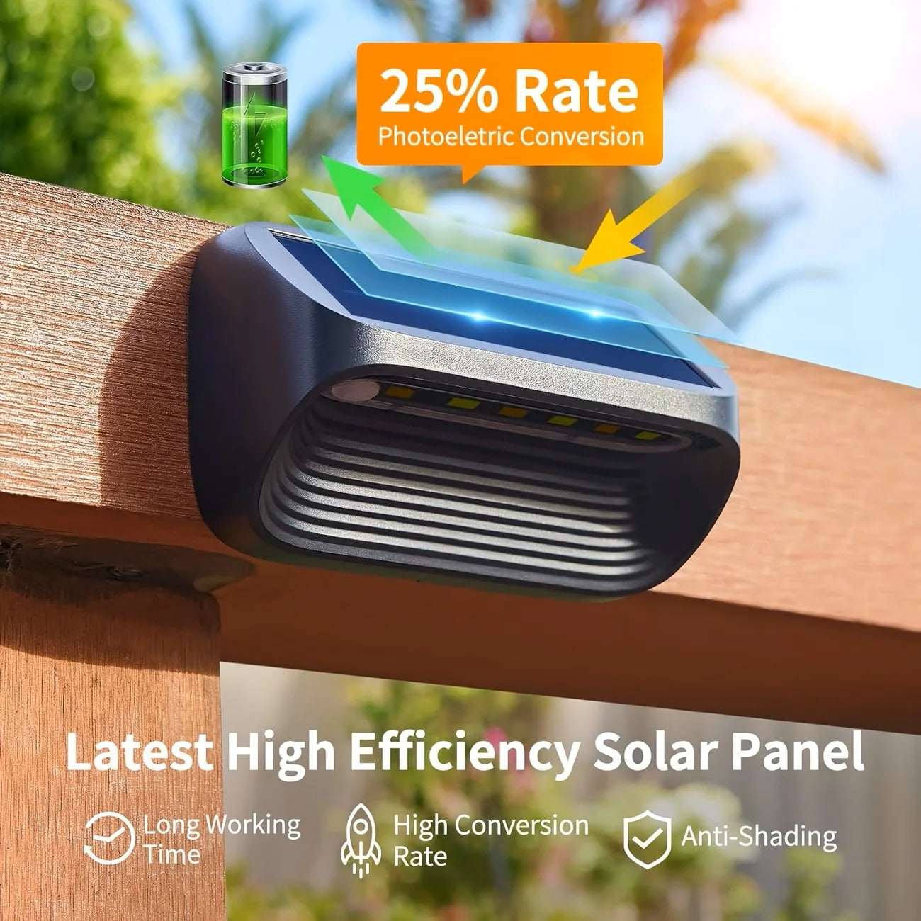 Waterproof Solar Fence Lights