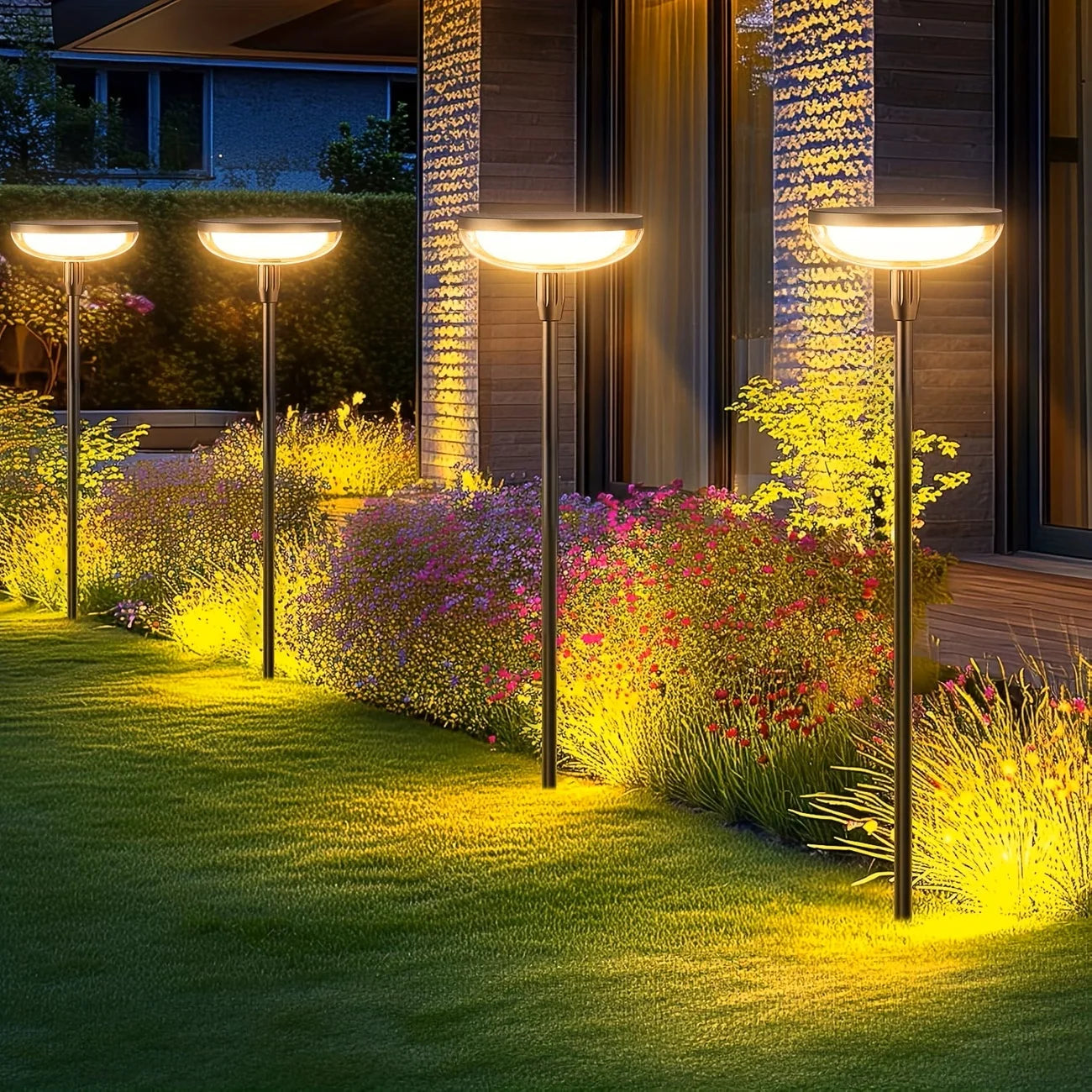 Waterproof Solar Powered Pathway Lights