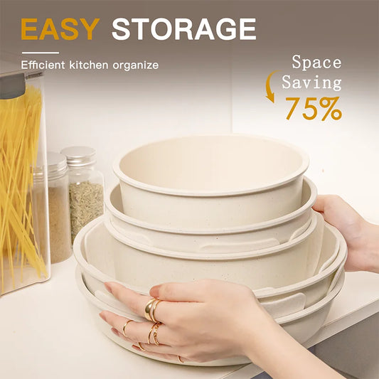 21 Piece Non-Stick Cookware Set, Astercook Ceramic