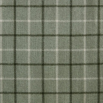 Green Plaid Rod Pocket Curtain Panel