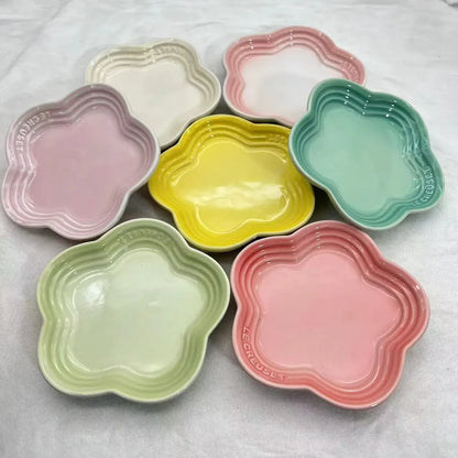French Blossom Ceramic Dessert Plates