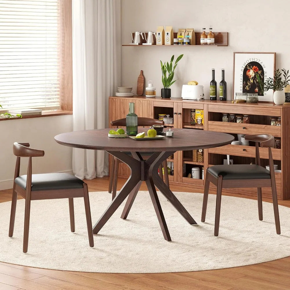 47.2" Solid Wood Dining Table