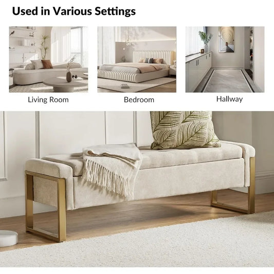 Modern Bench with storage