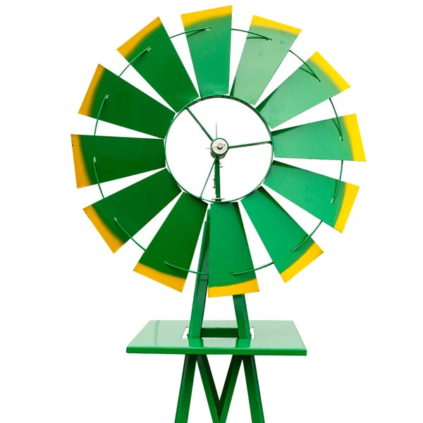 8FT Steel Windmill Weather Resistant
