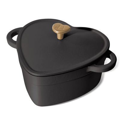 2qt Heart Cast Iron Dutch Oven
