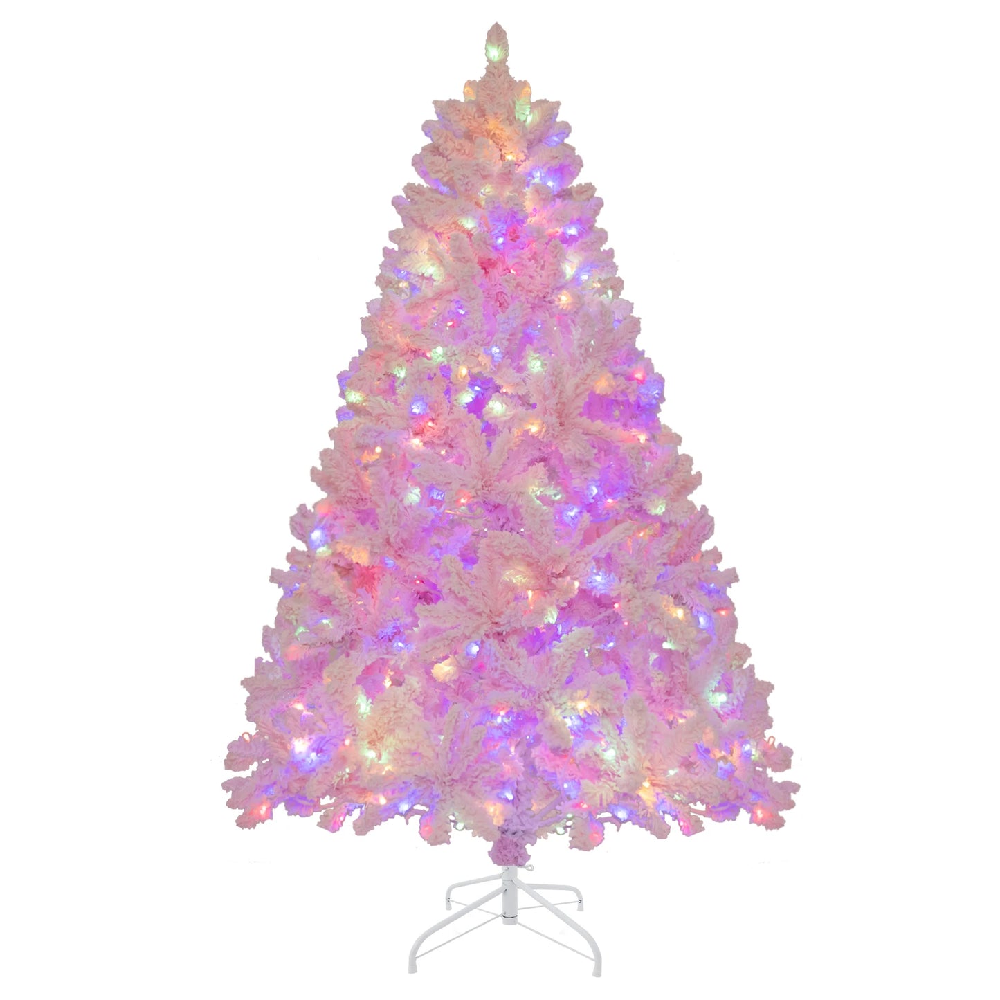 Pre-Lit Pink Christmas Tree
