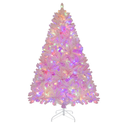 Pre-Lit Pink Christmas Tree