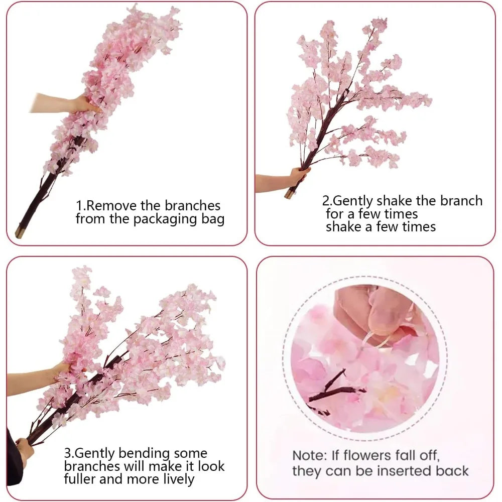 Handmade Pink/White Cherry Blossom Tree