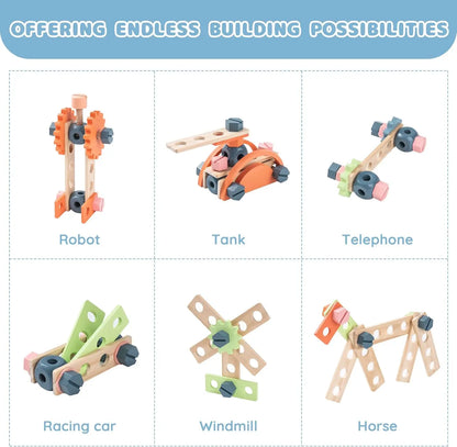 Kids Construction Work Bench Set