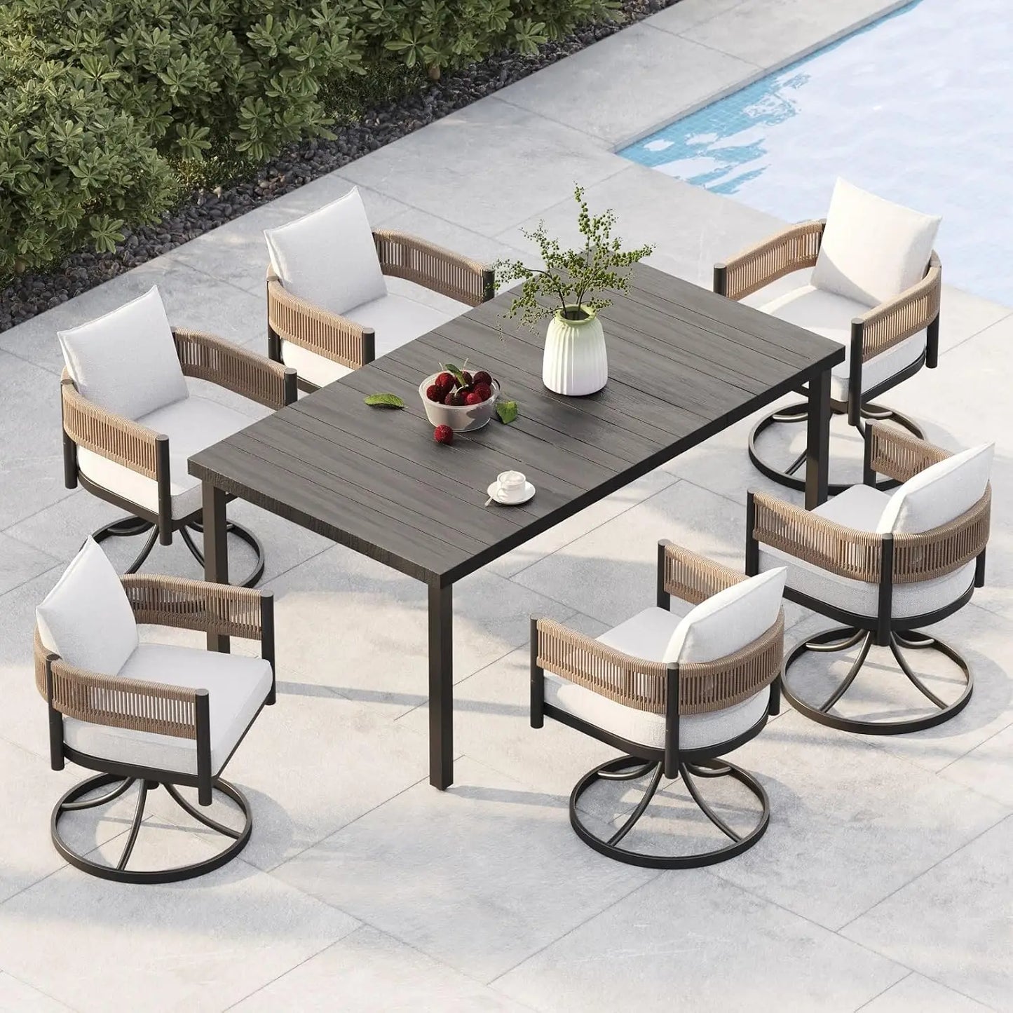 Outdoor Dining Set for 6