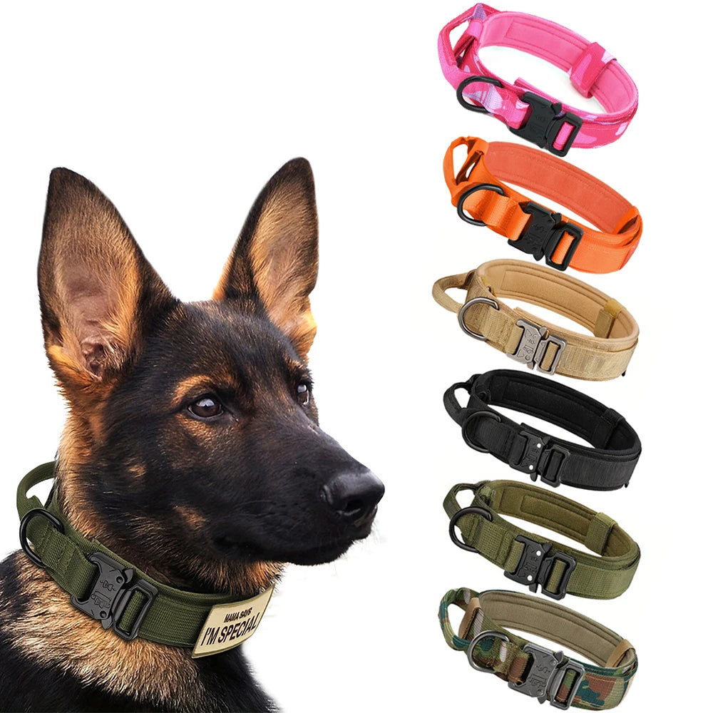 Dog Training Collar Adjustable Tactical Dog Collar