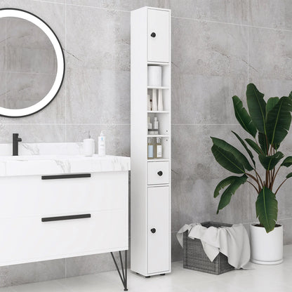 71" H-Narrow Bathroom Storage Cabinet
