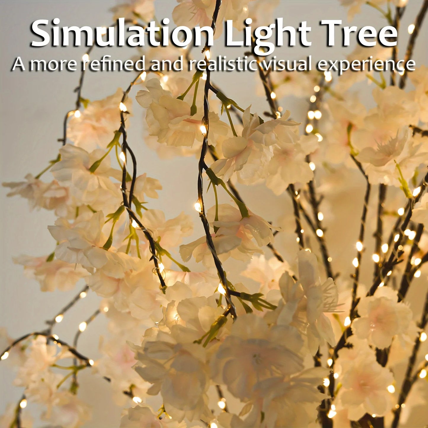 6ft Lighted Cherry Blossom Tree