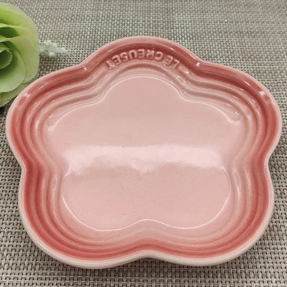 French Blossom Ceramic Dessert Plates