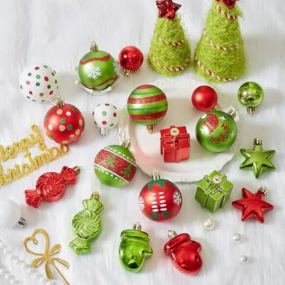 42pcs Christmas Ornaments Assorted Set