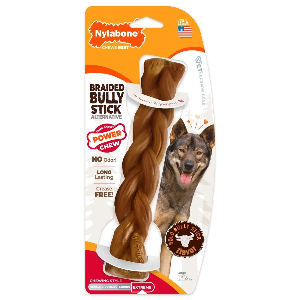 Large Nylon Braided Power Chew Toy