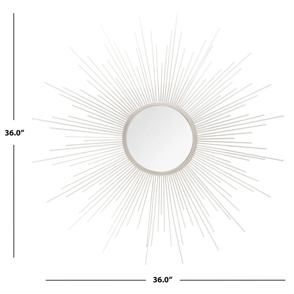 36inch Contemporary Sunburst Mirror